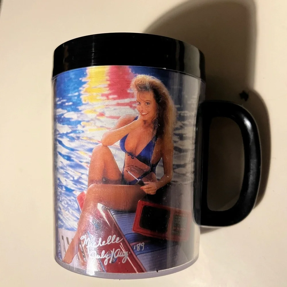 1989 Snap On Short Plastic Travel Mug - Picture 3 of 4